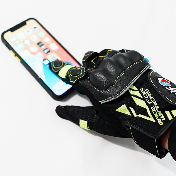 “スマホタッチ仕様（親指、人差し指）”
