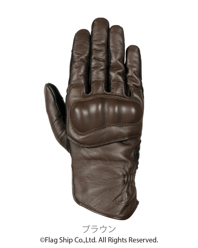 誠　硬式レザーグローブ ブラウン 鹿革レザーグローブ/ブラウン | Factelier (ファクトリエ)